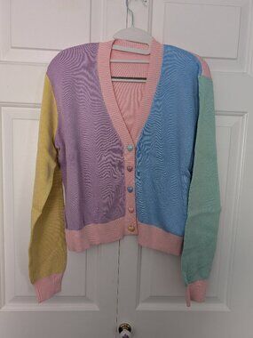 Black Milk pastel rainbow cardigan